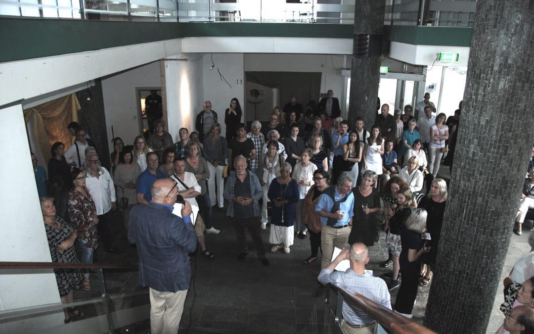 Opening eindexpositie in Slaakhuis te Rotterdam