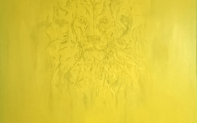 Schilderij “De Leeuw van Juda” in de Oostpoort