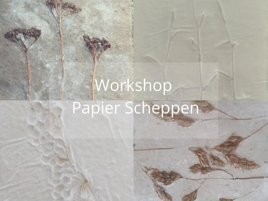 Workshop Papier scheppen (middag) (nog 4 plaatsen)