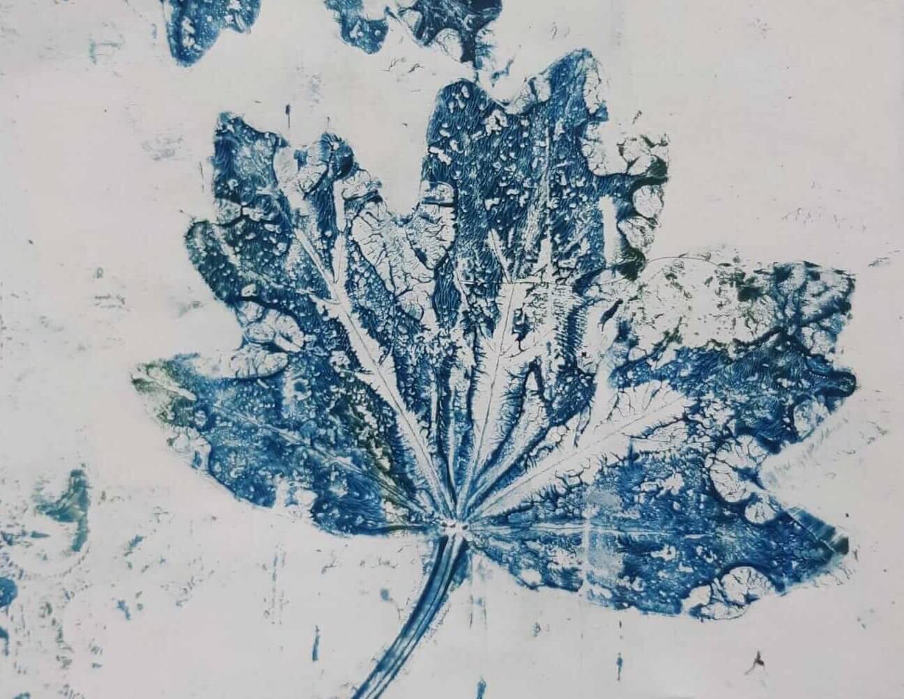 Workshop Botanische prints met een gelli plate bij tuincentrum de Briellaerd (ochtend)