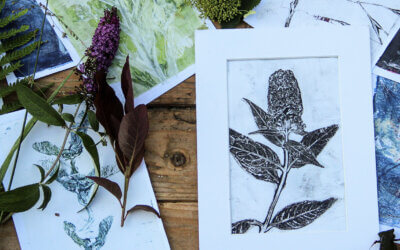 Workshop “Botanische prints maken” 7 oktober bij de Briellaerd in Barneveld.